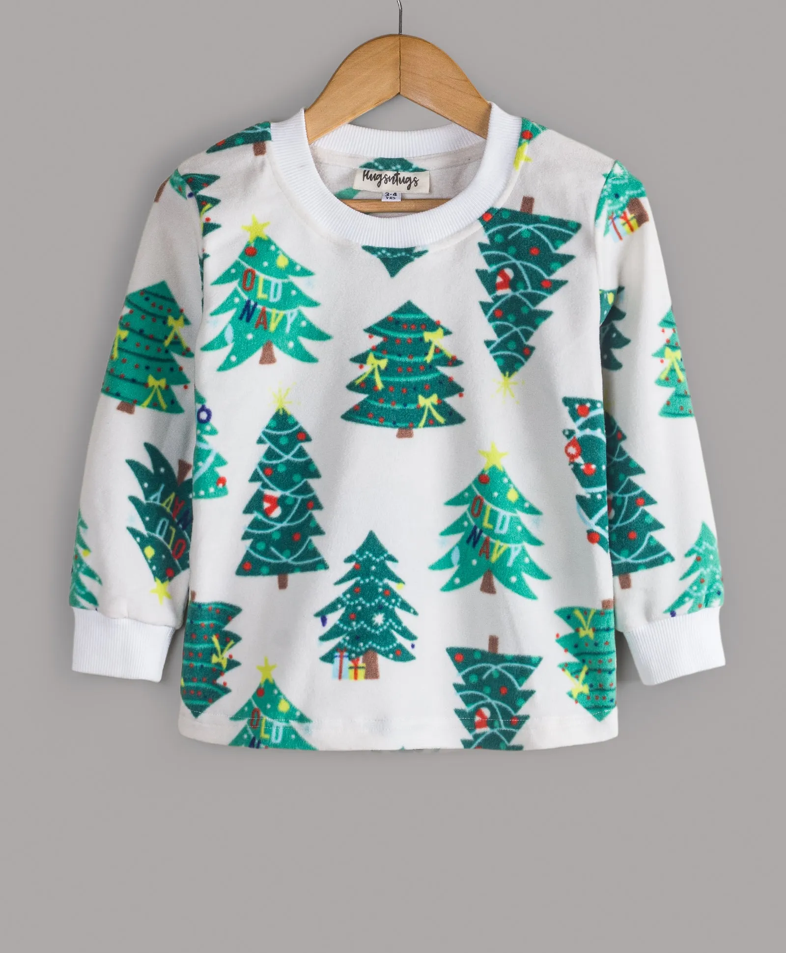 Christmas Tree print track suit.