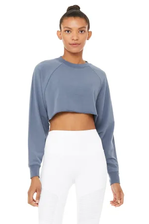 Double Take Pullover - Blue Jean