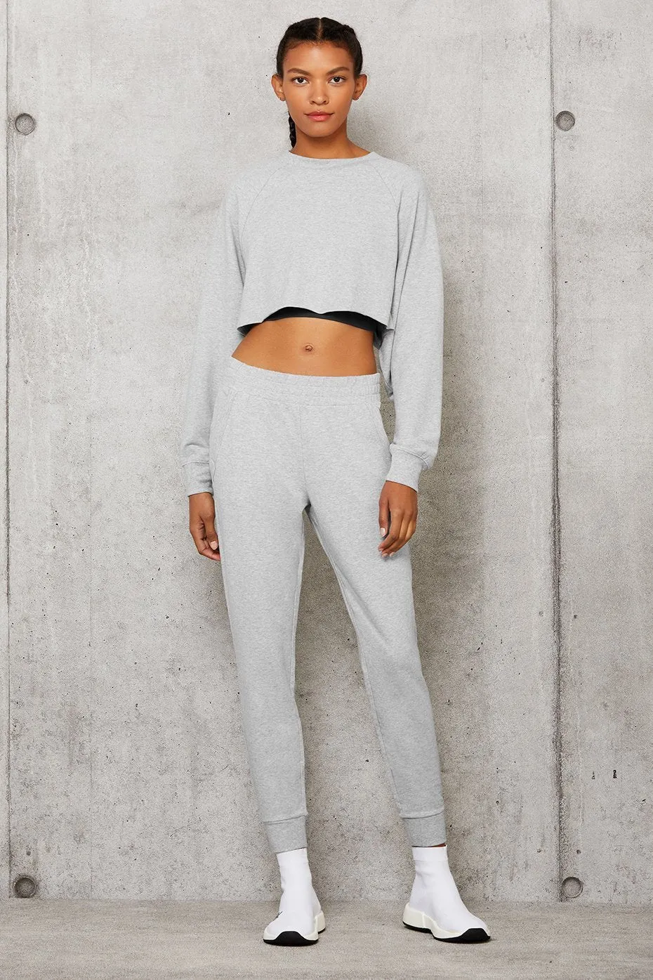 Double Take Pullover - Dove Grey Heather