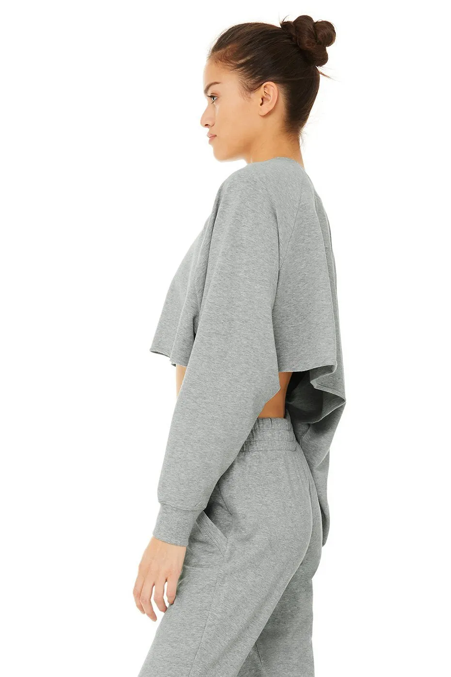 Double Take Pullover - Dove Grey Heather