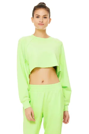 Double Take Pullover - Neon Lime