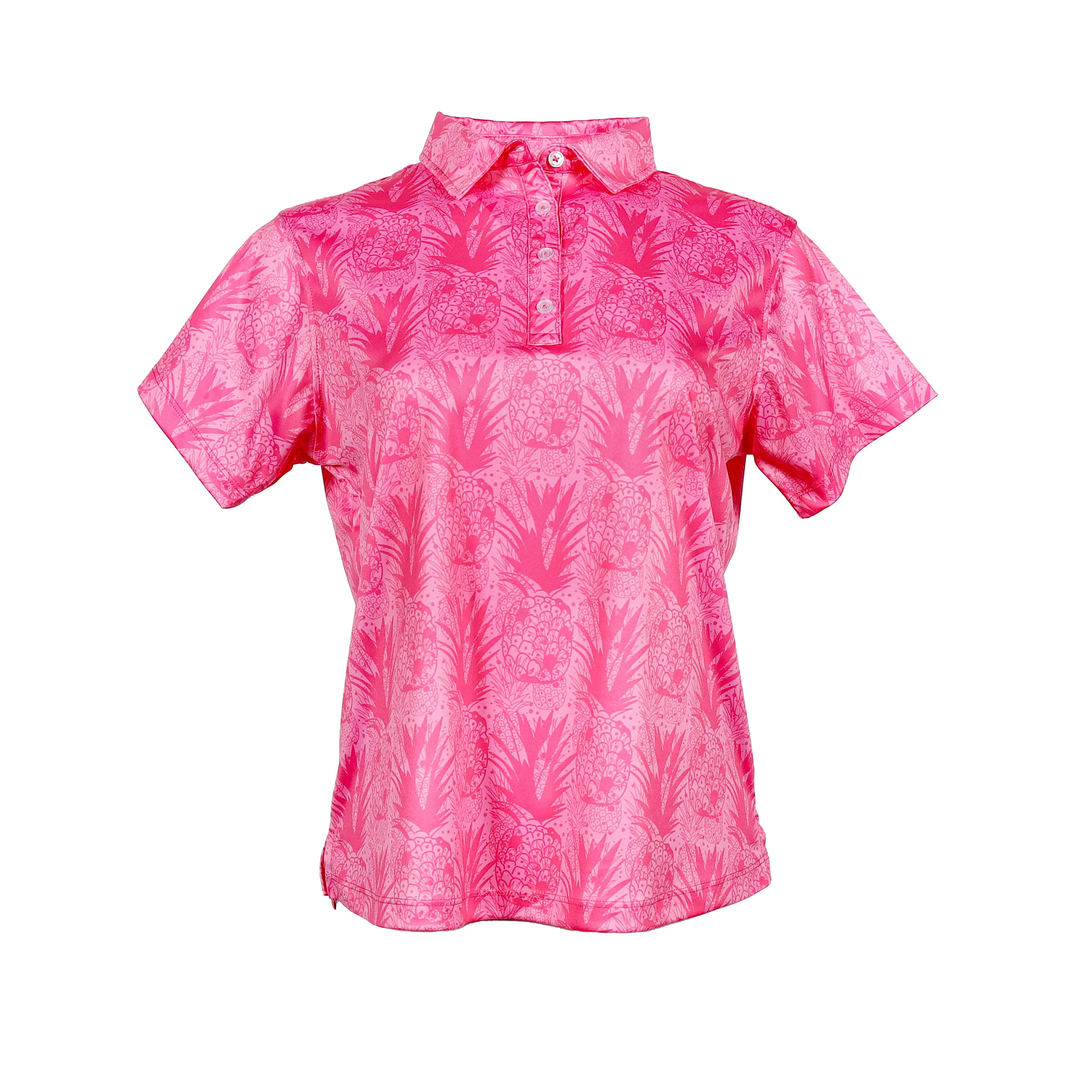 Paina - Pink Women's Golf Shirt Polo
