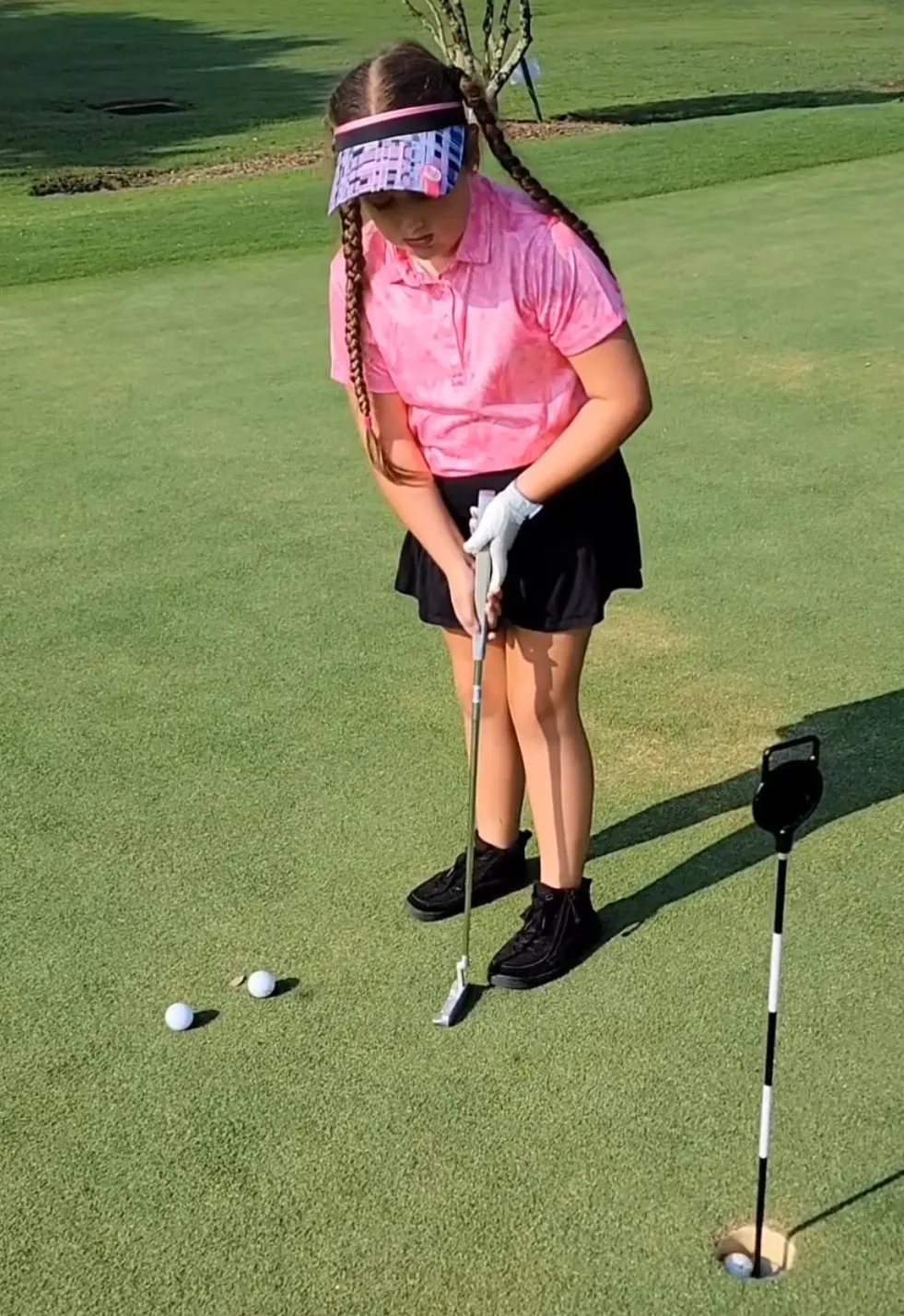 Paina - Pink Women's Golf Shirt Polo